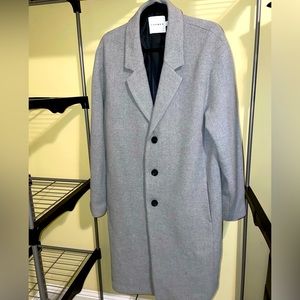 Gray TopMan 3/4 length coat